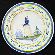 Assiette faïence signée d'occasion Assiette faïence signée d'occasion  Nantes-