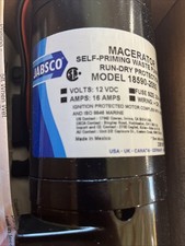 Jabsco macerator pump for sale  West Palm Beach