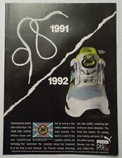 1992 PUMA Disc System Running Shoe Magazine Ad - Ligue comprar usado  Enviando para Brazil