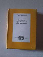 Ludwig wittgenstein osservazio usato  Montelupo Fiorentino
