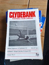 Clydebank rangers football for sale  DUNBAR