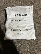 Pair tire chains for sale  North Salt Lake