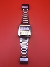 Vintage Seiko Calculadora Relógio C153-5007 Rosto Dourado AMOSTRA VENDEDOR - Peças comprar usado  Enviando para Brazil