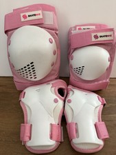 Skate Wiz Conjunto de 6 Com Joelho, Pulso, Cotovelo - Tamanho Grande (Adolescentes e Adultos) Rosa , usado comprar usado  Enviando para Brazil