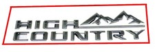 High Country emblema 3D Fender cromado Chevrolet Silverado 1500 2500 3500 Suburban, usado comprar usado  Enviando para Brazil