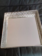 Tablett silber metall gebraucht kaufen  Neuenkirchen