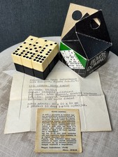 1981 quebra-cabeça início Magic Domino jogo de lógica Rubik, Hungria Politechnica TRIÁL comprar usado  Enviando para Brazil