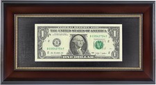 Mahogany dollar bill for sale  USA