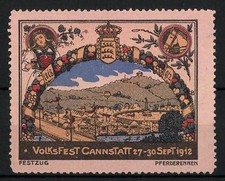 Reklamemarke cannstatt volksfe gebraucht kaufen  Berlin