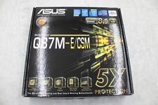 Placa madre ASUS Q87M-E/CSM Intel Socket LGA1150 MicroATX HDMI DP DVI segunda mano  Embacar hacia Argentina