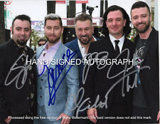 NSYNC BOYS BAND FOTO AUTOGRAFADA 8 1/2 X 11 / CERTIFICADO DE AUTENTICIDADE, usado comprar usado  Enviando para Brazil