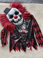 Scary clown costume for sale  DURHAM