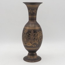 Usado, Ottone Vaso Damascene Realizzato IN ' India comprar usado  Enviando para Brazil