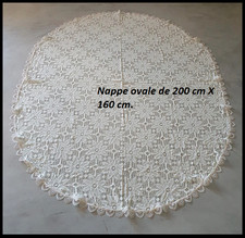 Belle nappe écru d'occasion  Bouzonville