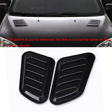 2xColher Decorativa de Entrada de Fluxo de Ar Turbo Capô Tampa de Ventilação Capô Fender Preto comprar usado  Enviando para Brazil