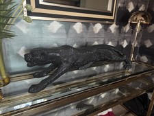 Black leopard sculpture for sale  LONDON