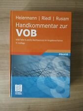 Handkommentar zur vob gebraucht kaufen  Berlin