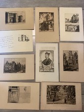 Lot lithographies eaux d'occasion  Margny-lès-Compiègne