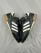 Usado, Tênis Adidas Kaiser 5 gols indoor futebol futsal preto retrô couro clássico EUA10 comprar usado  Enviando para Brazil