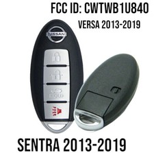NOVA Chave Inteligente Para Nissan Sentra Versa 2013 - 2019 CWTWB1U840 Proximidade Fob A+++, usado comprar usado  Enviando para Brazil