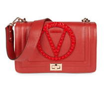 Usado, Bolsa de ombro VALENTINO BY MARIO VALENTINO Alice Rock couro pebbled em batom comprar usado  Enviando para Brazil