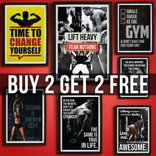 Gym motivational posters for sale  HYDE