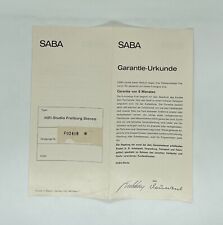 Vintage riginal garantieurkund gebraucht kaufen  Gäufelden