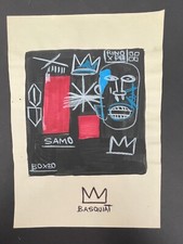 Basquiat signed abstract for sale  Oceanside
