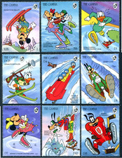 Gambia 1993 disney usato  Italia