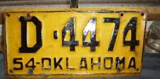 Oklahoma license plate for sale  Roland