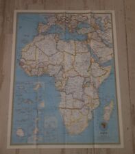 Carta geografica africa usato  Andora