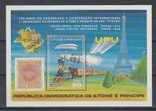 Usado, Ferrovia - Locomotivas São Tomé E Príncipe Bloco 17 A (MNH comprar usado  Enviando para Brazil