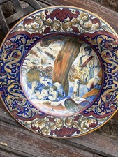 Piatto ceramica gualdo usato  Grottaferrata