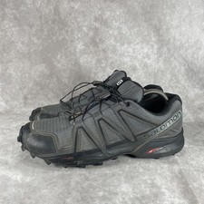Tênis de caminhada masculino Salomon Speedcross 4 corrida trilha preto cinza tamanho 10.5 comprar usado  Enviando para Brazil