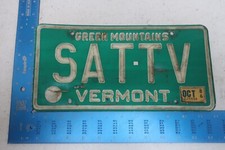 Vermont license plate for sale  Castleton