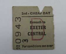 Railway ticket exmouth for sale  REDCAR