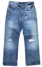 .Jeans Abercrombie & Fitch 'BOOT' Paint Destroy W30 L31 comprar usado  Enviando para Brazil