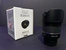 Lente Rokinon 50mm f/1.4 Series II quadro completo foco automático para Sony E (IO5014-E) comprar usado  Enviando para Brazil