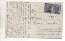 1925 cartolina dal usato  Codroipo