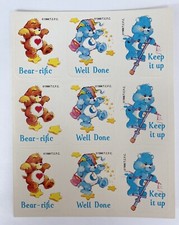 Folha adesiva vintage anos 80 fofa Care Bears Rewards, usado comprar usado  Enviando para Brazil