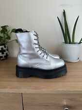 Martens jadon silver for sale  MANCHESTER