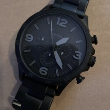 Relógio de pulso masculino Fossil Nate JR1401 nova bateria, usado comprar usado Relógio de pulso masculino Fossil Nate JR1401 nova bateria, usado comprar usado  Enviando para Brazil