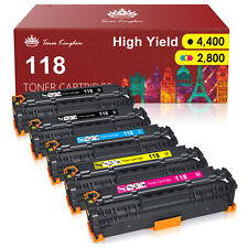 Cartucho de toner 5PK conjunto de cor preta para Canon 118 ImageCLASS MF8380CDW MF8580CDW comprar usado  Enviando para Brazil
