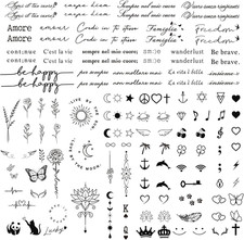 Fogli tatuaggi semipermanenti usato  Roma