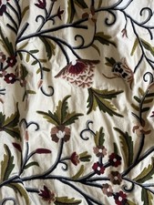 Crewel work embroidered for sale  EDINBURGH