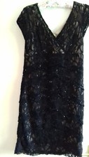 Black lace overlay for sale  NEWARK