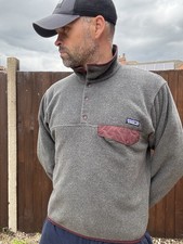 Patagonia synchilla buttoned for sale  DERBY