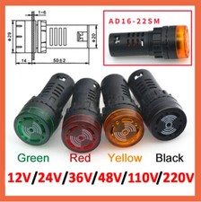 Blitz Alarm Blinker Signalleuchte mit Summer 12V/24V/36V/48V/220V AD16-22SM LED, usado comprar usado Blitz Alarm Blinker Signalleuchte mit Summer 12V/24V/36V/48V/220V AD16-22SM LED, usado comprar usado  Enviando para Brazil