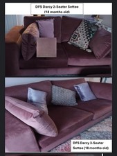 Dfs darcy mauve for sale  POULTON-LE-FYLDE