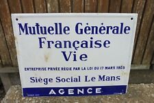 Ancienne plaque emaillee d'occasion  La Ferté-Macé